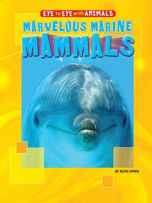 cover image of Marvelous Marine Mammals